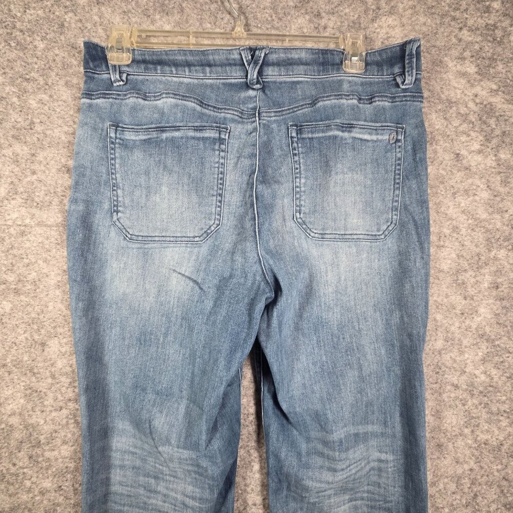 Democracy Women's Ab Technology ZDenim Jeans Slimming Lt Wash Blue Size 16 - Picture 7 of 9